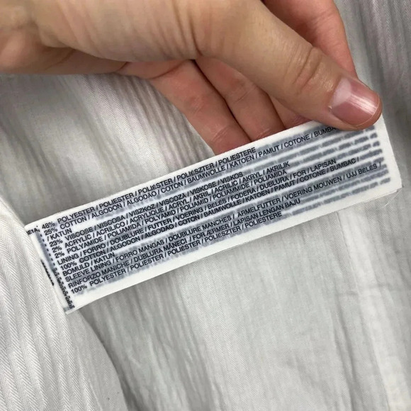 Mango Womens Small Tweed Boucle Textured Zipper Front Blazer Jacket - Picture 7 of 7